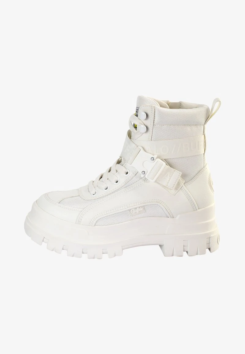 Buffalo ASPHA COM1 MID - Schnürstiefelette - Weiss 2 Buffalo ASPHA COM1 MID - Schnürstiefelette - Weiss – Bild 2