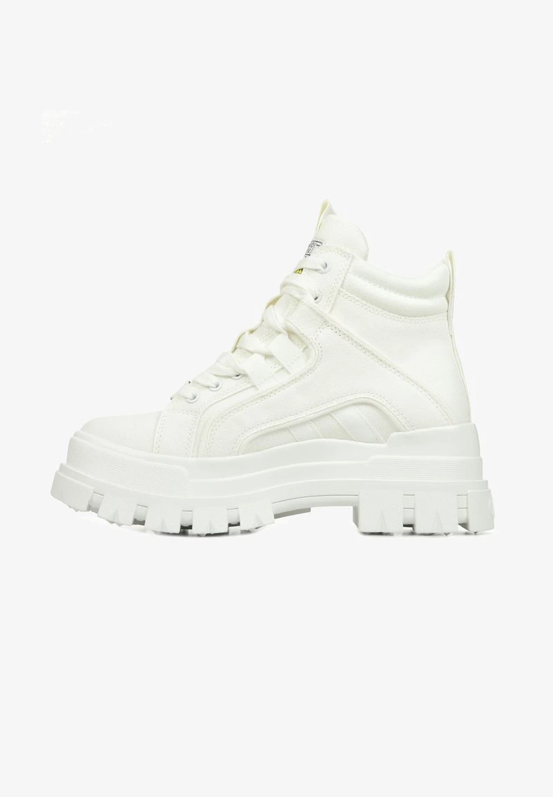 Buffalo ASPHA NC MID - Schnürstiefelette - White 1 Buffalo ASPHA NC MID - Schnürstiefelette - White