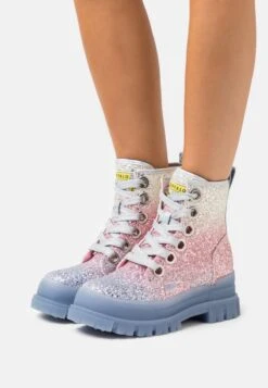 Buffalo ASPHA LACEUP - Plateaustiefelette - Mermaid Purple