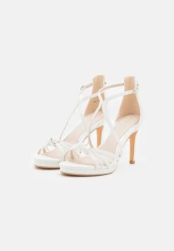 Buffalo SERENA BOW VEGAN - High Heel Sandalette - White -Buffalo Verkaufsgeschäft 1b2eee850e60442ab2d937c7b2582a67