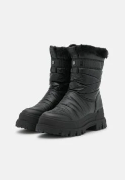 Buffalo VEGAN ASPHA QUILT - Snowboot/Winterstiefel - Black -Buffalo Verkaufsgeschäft 1b812b1f87d84183b0ab9c9d7da38f33