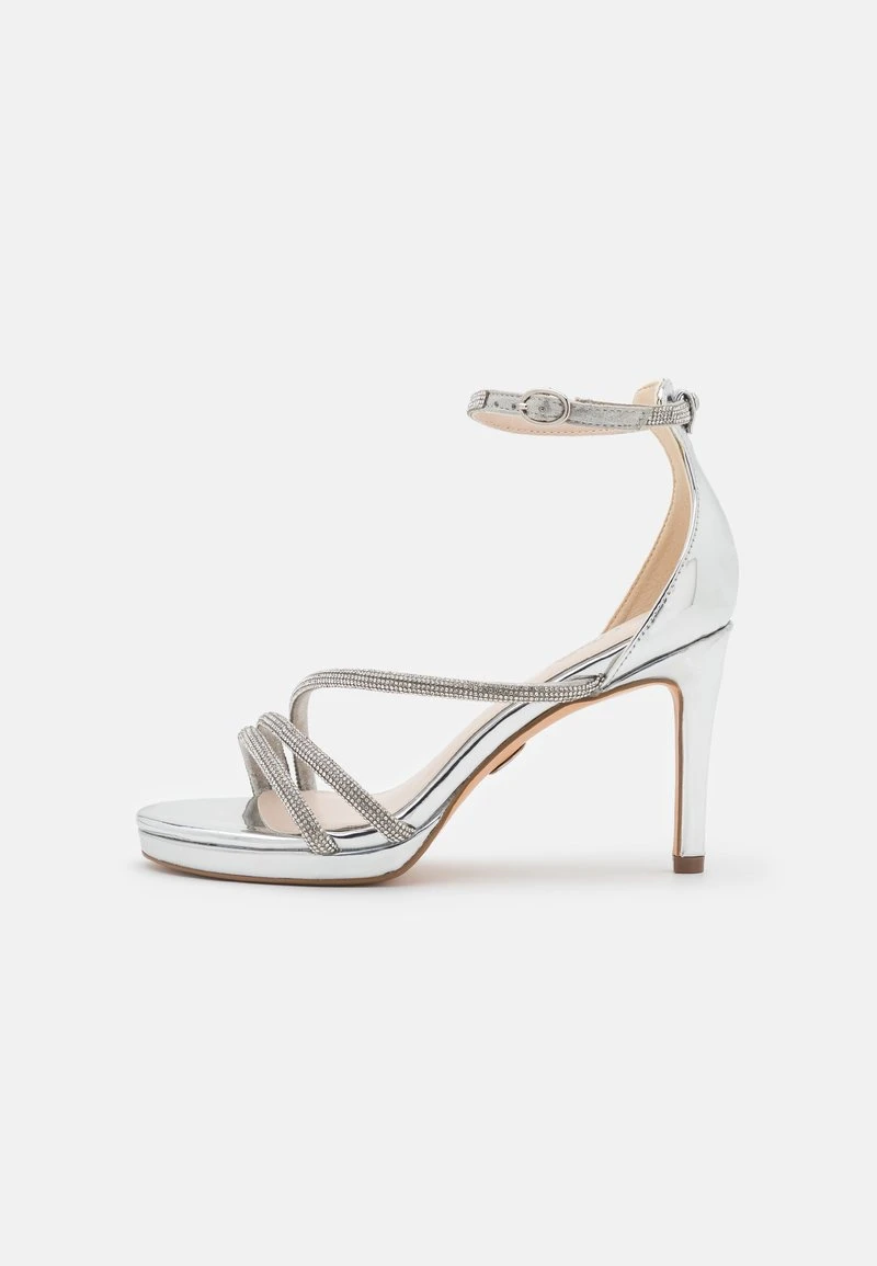 Buffalo VEGAN SERENA SHINE - High Heel Sandalette - Silver 2 Buffalo VEGAN SERENA SHINE - High Heel Sandalette - Silver – Bild 2