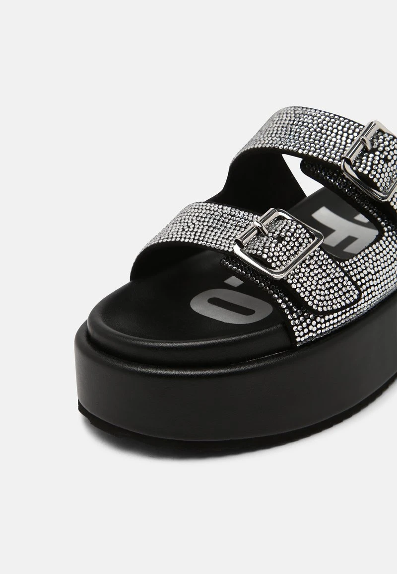 Buffalo VEGAN ROBYN - Pantolette Flach - Silver 6 Buffalo VEGAN ROBYN - Pantolette Flach - Silver – Bild 6