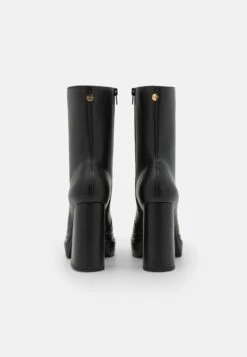 Buffalo MAY ZIP BOOT MID - High Heel Stiefelette - Black -Buffalo Verkaufsgeschäft 39bed5be48fd4bb4898e3f43f190e56a