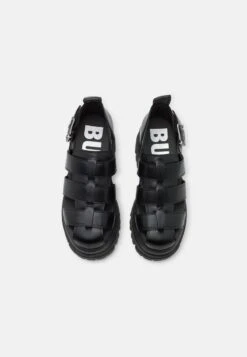 Buffalo ASPHA - Plateausandalette - Black -Buffalo Verkaufsgeschäft 3b26b405aa8d4bd585f5dd4862192847