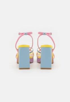 Buffalo VEGAN CHERRY CAGE - Plateausandalette - Pastel Multi-coloured -Buffalo Verkaufsgeschäft 3db46c6cfce5497a9d70efe0041db073