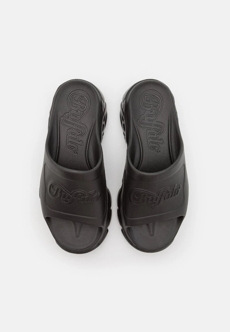 Buffalo SLIDE - Pantolette Flach - Black 6 Buffalo SLIDE - Pantolette Flach - Black – Bild 6