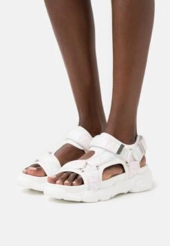 Buffalo VEGAN - Plateausandalette - White