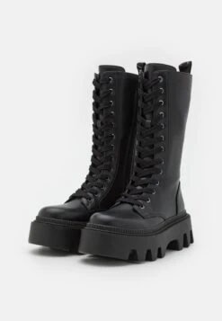 Buffalo FLORA LACEUP - Schnürstiefel - Black -Buffalo Verkaufsgeschäft 57862a70322243b6a2943c436f1867aa