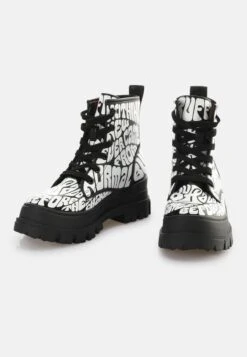 Buffalo ASPHA MID - Plateaustiefelette - Black Aop -Buffalo Verkaufsgeschäft 6a47df3d130441beac04f8dff0a6ffbd