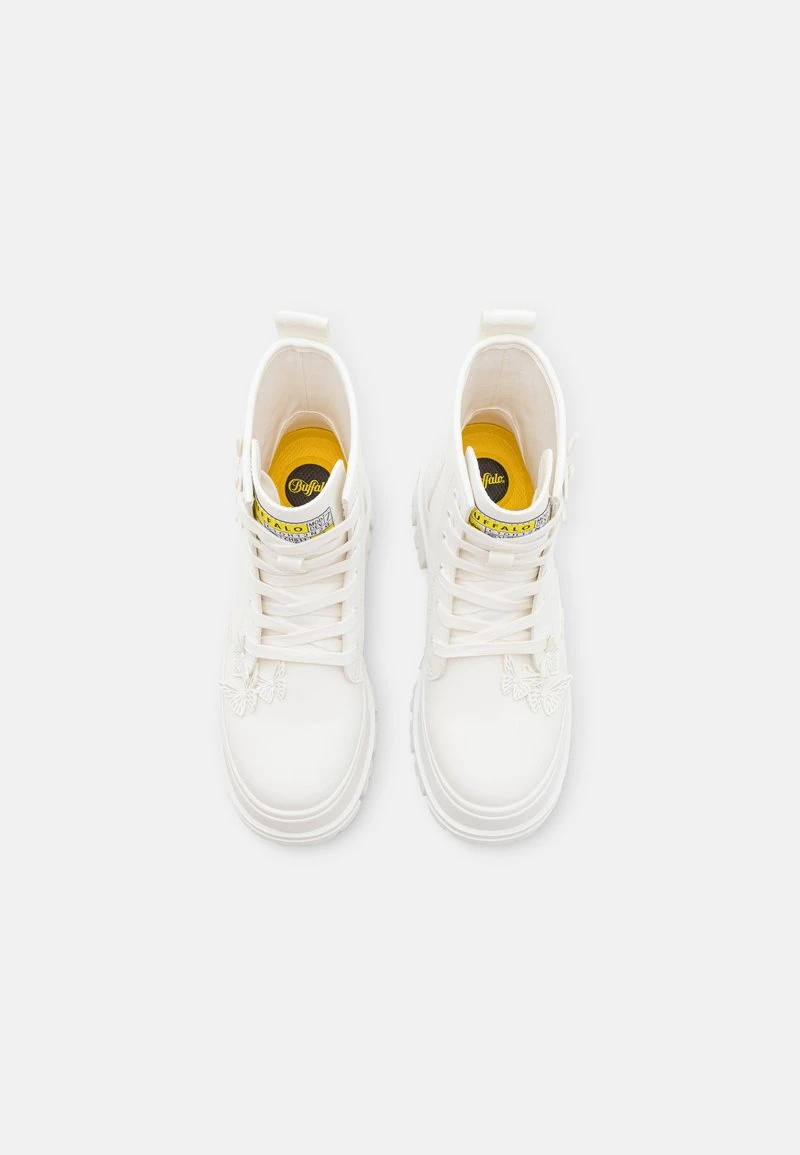 Buffalo ASPHA BUTTERFLIES - Plateaustiefelette - White 6 Buffalo ASPHA BUTTERFLIES - Plateaustiefelette - White – Bild 6