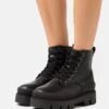 Buffalo RAVEN LACEUP HI - Schnürstiefelette - Black