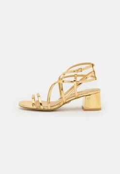 Buffalo CAGE VEGAN - Riemensandalette - Gold