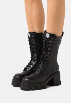Buffalo RIOT LACE - Schnürstiefel - Black