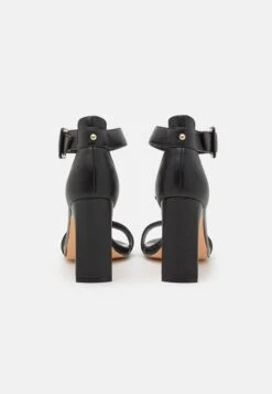 Buffalo VEGAN JEAN ANKLE - High Heel Sandalette - Black -Buffalo Verkaufsgeschäft 75d368db8e4c4167b5f92df40ad5dc91