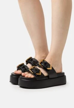 Buffalo NOA ARI - Pantolette Hoch - Black