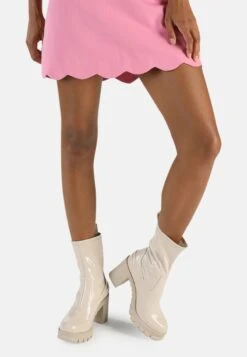 Buffalo OSLO - Plateaustiefelette - Cream