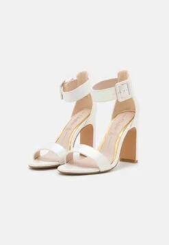 Buffalo VEGAN JEAN ANKLE - High Heel Sandalette - White -Buffalo Verkaufsgeschäft 81529da282e24e579874a9b7095bab1e