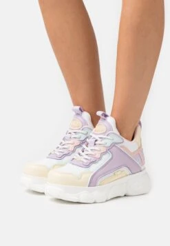 Buffalo CHAI - Sneaker Low - Off White/vanilla/purple