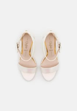 Buffalo VEGAN JEAN ANKLE - High Heel Sandalette - White -Buffalo Verkaufsgeschäft 8cf94c1945164c85a9ffcc4a0e8ad3f5