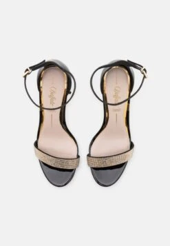 Buffalo MONROE 2 - High Heel Sandalette - Black/gold -Buffalo Verkaufsgeschäft 996cf169d2ab4bcfabd19878aae00da6