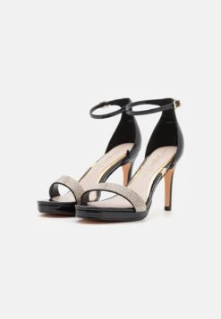 Buffalo MONROE 2 - High Heel Sandalette - Black/gold -Buffalo Verkaufsgeschäft 9ae95ce3b5e040ee8f15d5c07343b8ab