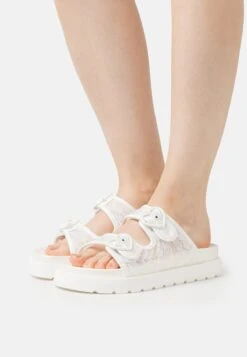 Buffalo ELLY - Pantolette Flach - White