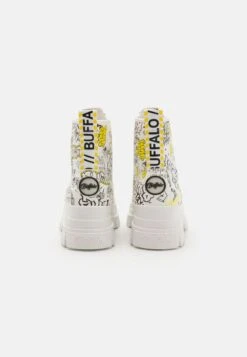 Buffalo ASPHA - Plateaustiefelette - White Graffiti 9 Buffalo ASPHA - Plateaustiefelette - White Graffiti -Buffalo Verkaufsgeschäft afd5ecf79baf430cb7b6578c385f1b81