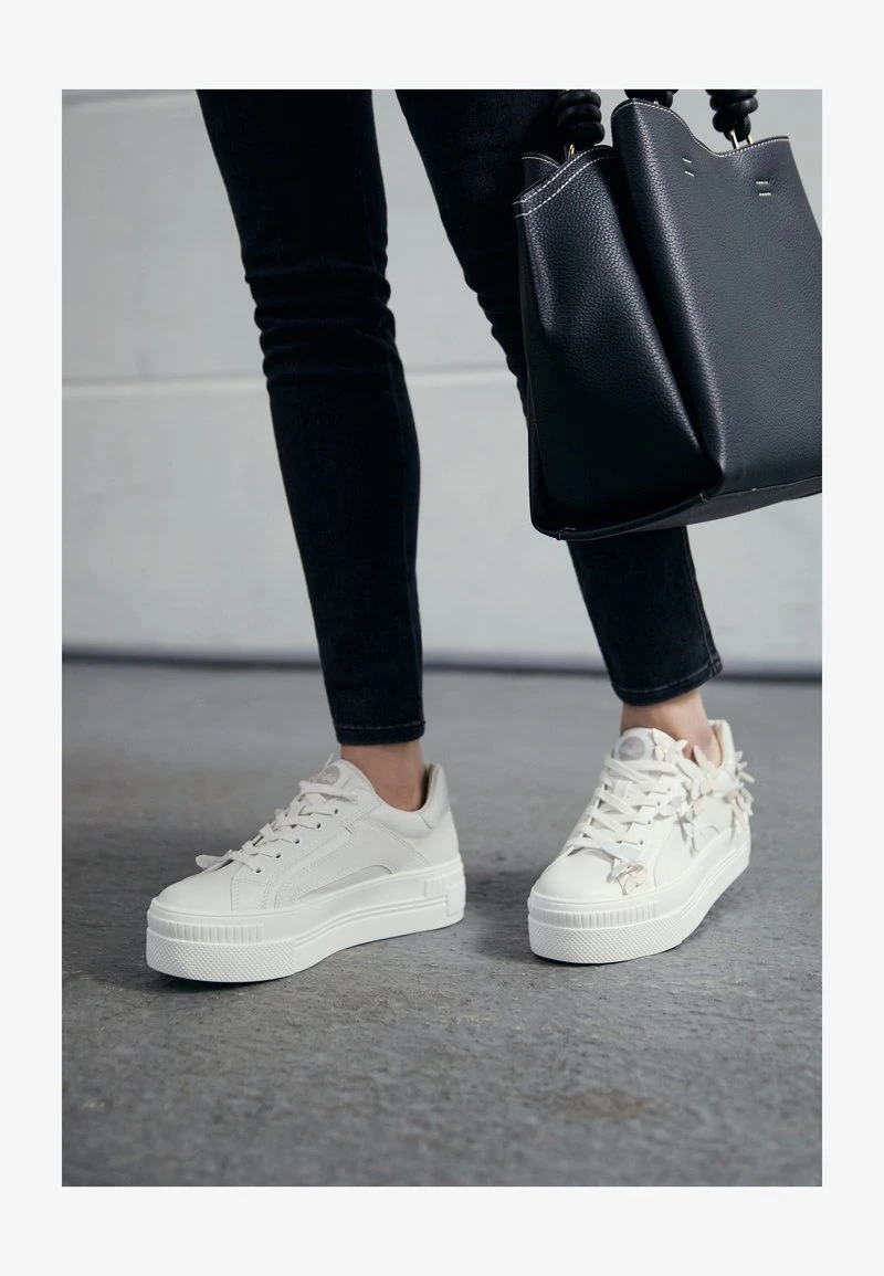 Buffalo VEGAN PAIRED BUTTERFLIES - Sneaker Low - White 3 Buffalo VEGAN PAIRED BUTTERFLIES - Sneaker Low - White – Bild 3