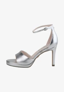 Buffalo RONJA - High Heel Sandalette - Silber
