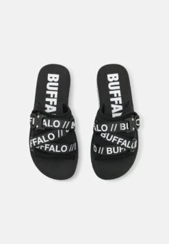 Buffalo SAGE SLIDE - Pantolette Flach - Black 11 Buffalo SAGE SLIDE - Pantolette Flach - Black -Buffalo Verkaufsgeschäft c2bbe28b17c2435598e5b471d1baf68e