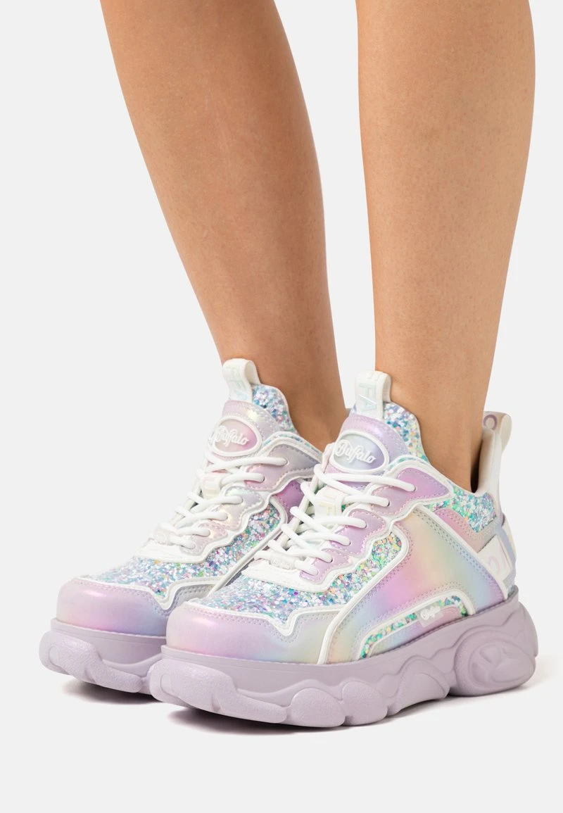 Buffalo VEGAN CLD CHAI - Sneaker Low - Silver/purple 1 Buffalo VEGAN CLD CHAI - Sneaker Low - Silver/purple