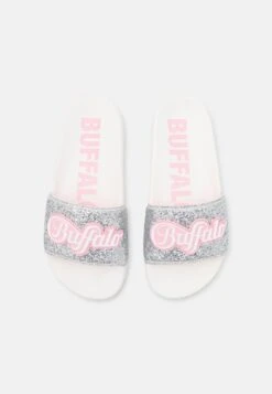 Buffalo VEGAN REES - Pantolette Flach - Glitter -Buffalo Verkaufsgeschäft d325027d184540228c8cf967e0588a5d