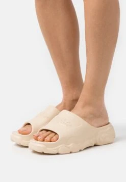 Buffalo Verkaufsgeschäft 10 Buffalo SLIDE - Pantolette Flach - Cream