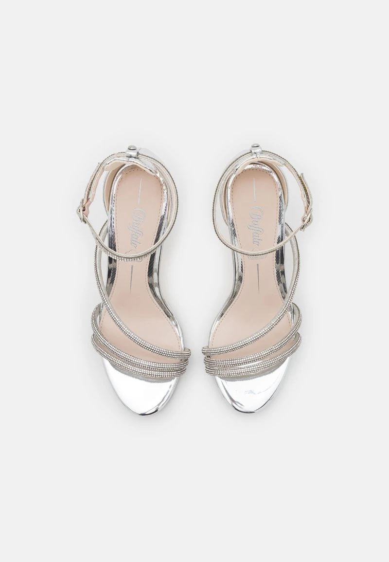 Buffalo VEGAN SERENA SHINE - High Heel Sandalette - Silver 6 Buffalo VEGAN SERENA SHINE - High Heel Sandalette - Silver – Bild 6
