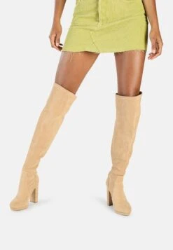 Buffalo AMY OVERKNEE - Overknees - Cream
