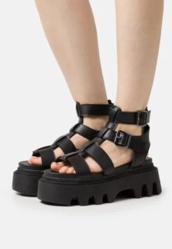 Buffalo FLORA FISHER - Plateausandalette - Black