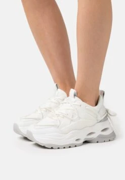 Buffalo TRIPLET LACE - Sneaker Low - White/silver