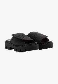Buffalo Verkaufsgeschäft 4 Buffalo Pantolette Flach - Black