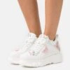 Buffalo CORIN BUTTERFLIES - Sneaker Low - White/multi-cloured