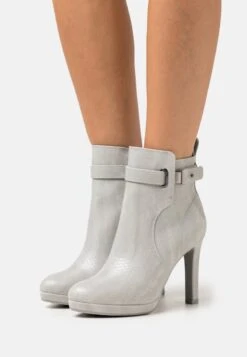 Buffalo AUDRINA - High Heel Stiefelette - Snake Light Grey