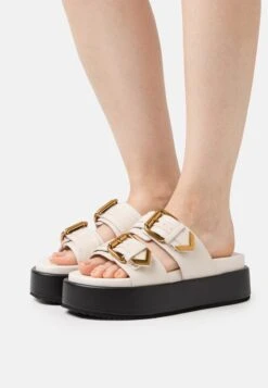 Buffalo NOA ARI - Pantolette Flach - Cream