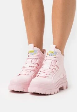 Buffalo VEGAN ASPHA MID - Plateaustiefelette - Light Pink