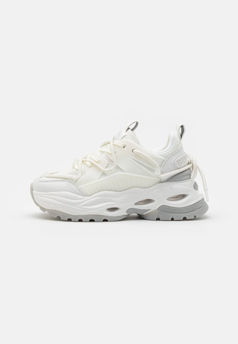 Buffalo TRIPLET LACE - Sneaker Low - White/silver 2 Buffalo TRIPLET LACE - Sneaker Low - White/silver – Bild 2